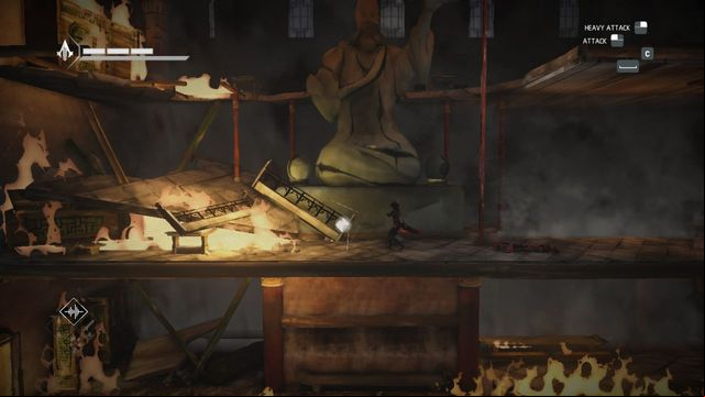 Second shard is on first floor of the building, below the statue - Shards in sequence 10 - Demon Fire - Animus shards - Assassins Creed Chronicles: China - Game Guide and Walkthrough