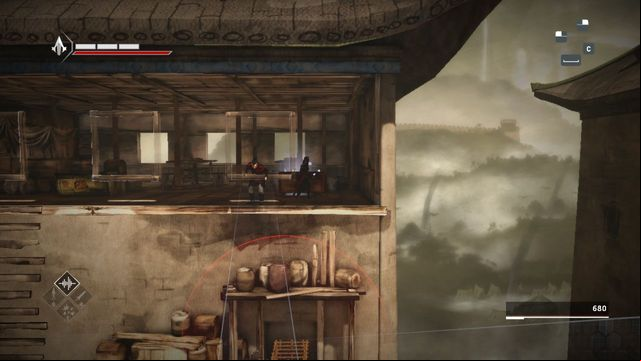Second chest in the room in tower - Treasure chests in sequence 11 - The Betrayal - Treasure chests - Assassins Creed Chronicles: China - Game Guide and Walkthrough