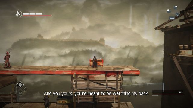 Chest behind the first Watchtower - Treasure chests in sequence 11 - The Betrayal - Treasure chests - Assassins Creed Chronicles: China - Game Guide and Walkthrough