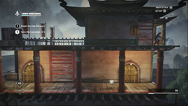 Secret can be obtained near first synchronization point - Shards in sequence 9 - Old Friend - Animus shards - Assassins Creed Chronicles: China - Game Guide and Walkthrough