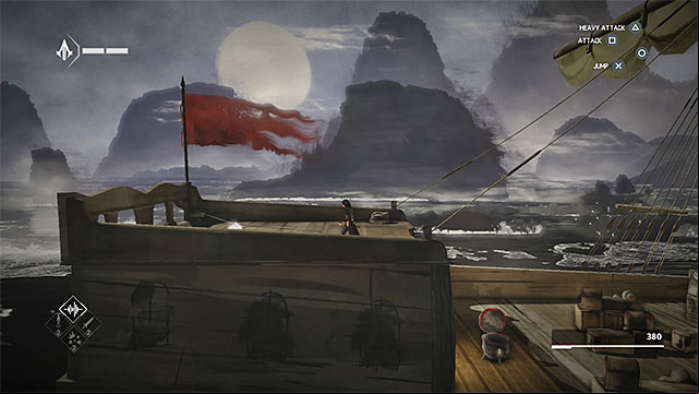 You will see the secret after ing the second mast - Shards in sequence 3 - The Port - Animus shards - Assassins Creed Chronicles: China - Game Guide and Walkthrough