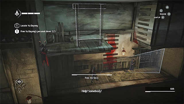 Last slave is protected by a new guard - The Slaver - walkthrough for sequence 4 - Walkthrough - Assassins Creed Chronicles: China - Game Guide and Walkthrough