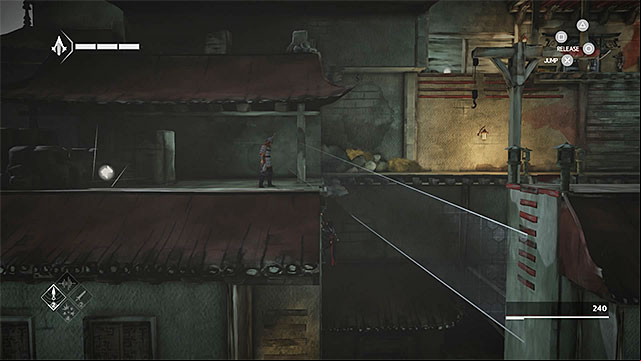Deal with the guard and get the shard - Shards in sequence 4 - The Slaver - Animus shards - Assassins Creed Chronicles: China - Game Guide and Walkthrough