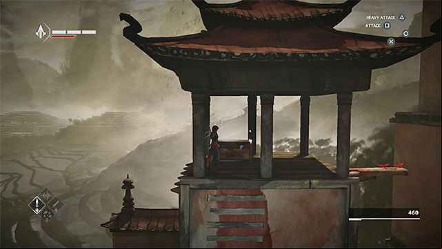 You must climb to the top of the tower - Treasure chests in sequence 7 - The Snake - Treasure chests - Assassins Creed Chronicles: China - Game Guide and Walkthrough