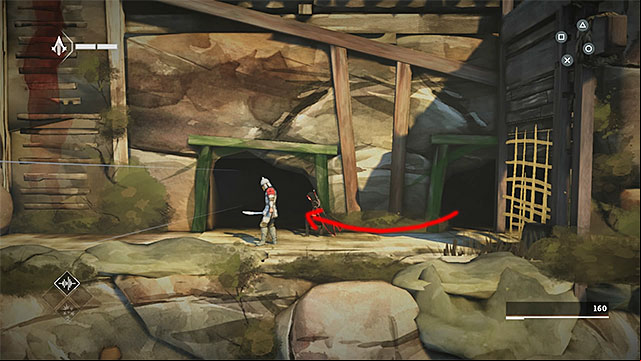 Shao Jun now can jump between hideouts - The Return - walkthrough for sequence 2 - Walkthrough - Assassins Creed Chronicles: China - Game Guide and Walkthrough