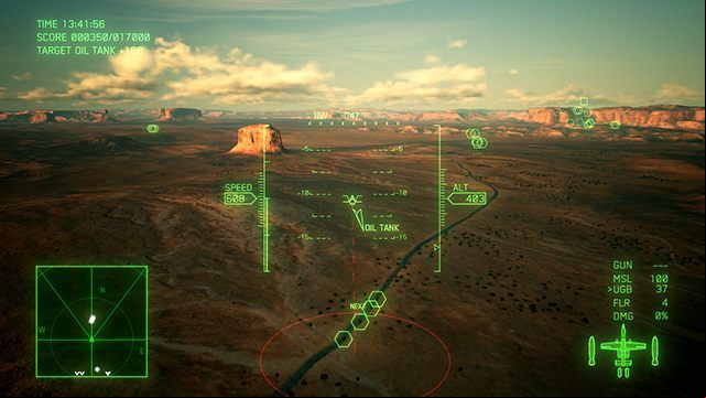Guided and cluster bombs usually have a bigger striking distance than precise missiles, but they require you to get closer to a target. These four trucks will get destroyed with one bomb. - Attacking ground targets in Ace Combat 7 Skies Unknown - Air combat - Ace Combat 7 Skies Unknown Guide