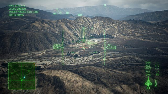 The target marker is green - the bomb will miss. - Attacking ground targets in Ace Combat 7 Skies Unknown - Air combat - Ace Combat 7 Skies Unknown Guide