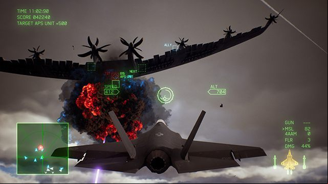 Destroy the boss and watch it fall down into the sea - How to defeat Arsenal Bird boss in Ace Combat 7 Skies Unknown? - Air combat - Ace Combat 7 Skies Unknown Guide