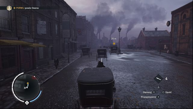 Use the byed carriage to catch up to the enemy. - 03 - On the Origin of Syrup | Syndicate Sequence 4 Walkthrough - Sequence 4 - Assassins Creed: Syndicate Game Guide & Walkthrough