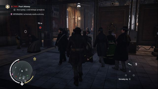 By following the crowd you can safely by the enemies guarding the age. - 05 - End of the Line | Syndicate Sequence 5 Walkthrough - Sequence 5 - Assassins Creed: Syndicate Game Guide & Walkthrough