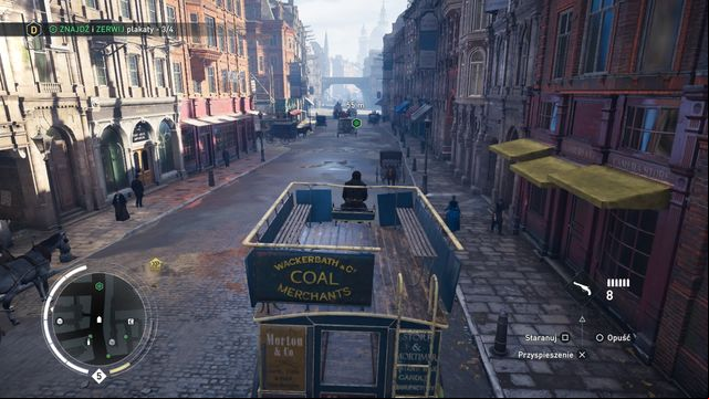 Take control of the carriage you chase to be able to stop it. - 04 - Cruel Caricature | Charles Darwin Memories - Charles Darwin Memories - Assassins Creed: Syndicate Game Guide & Walkthrough