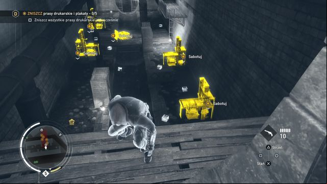 Place the chests with the cargo so that they are close to each other and the printing presses (screen) - 04 - Cruel Caricature | Charles Darwin Memories - Charles Darwin Memories - Assassins Creed: Syndicate Game Guide & Walkthrough