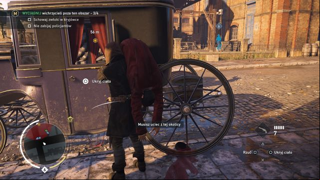 After getting the enemy out you can kill him and hide the body in the carriage. - 05 - Vox Populi | Karl Marx Memories - Karl Marx Memories - Assassins Creed: Syndicate Game Guide & Walkthrough