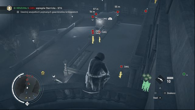 Locate the royal guards (green color) and quickly eliminate the spy. - 04 - A Night to | Syndicate Sequence 9 Walkthrough - Sequence 9 - Assassins Creed: Syndicate Game Guide & Walkthrough