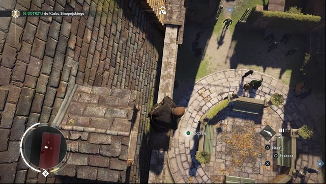 The place where you must jump. - 01 - Playing Politics | Syndicate Sequence 7 Walkthrough - Sequence 7 - Assassins Creed: Syndicate Game Guide & Walkthrough
