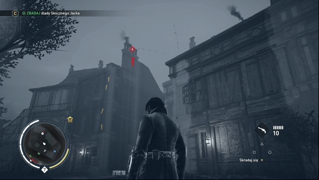 Eagle vision allows you to find the trail. - 01 - Spring-Heeled Jack | Charles Dickens Memories - Charles Dickens Memories - Assassins Creed: Syndicate Game Guide & Walkthrough