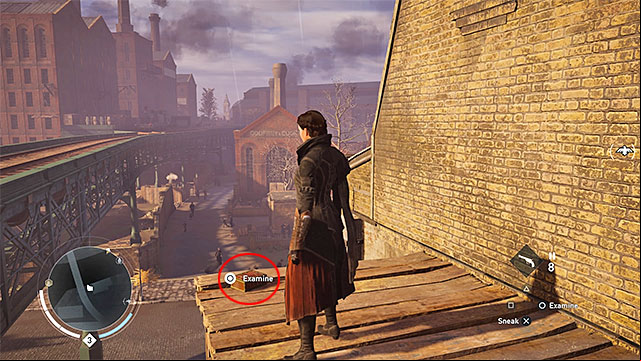 Reach the scaffolding located near the railroad tracks. - Southwark | Secrets of London - Secrets of London - Assassins Creed: Syndicate Game Guide & Walkthrough