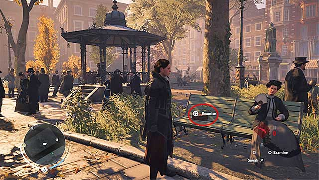 The Music Box is lying on one of the benches in the park. - City of London | Secrets of London - Secrets of London - Assassins Creed: Syndicate Game Guide & Walkthrough