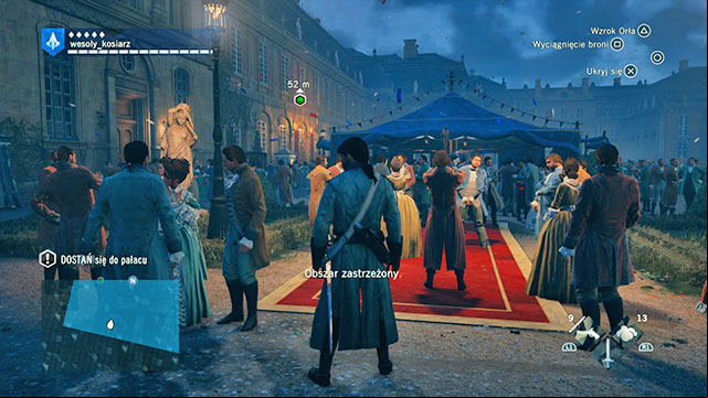 A huge party, lots of guests, lots of guards. - 03 - High Society | Sequence 1 of AC Unity - Sequence 1 - Assassins Creed: Unity Game Guide & Walkthrough