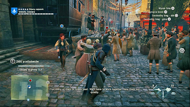 Enemies hiding in the crowd. - 02 - Templar Ambush | Sequence 6 of AC Unity - Sequence 6 - Assassins Creed: Unity Game Guide & Walkthrough