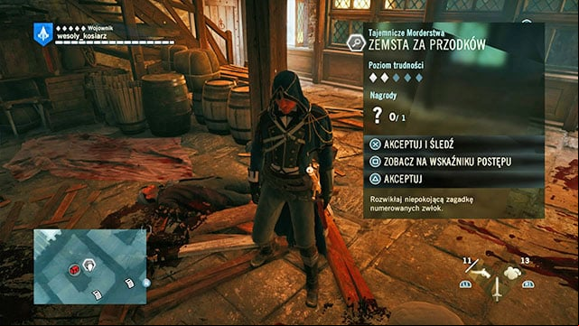 A lot of mysterious murders happened in Paris - Mysterious murders | Extra activities in AC Unity - Extra activities - Assassins Creed: Unity Game Guide & Walkthrough