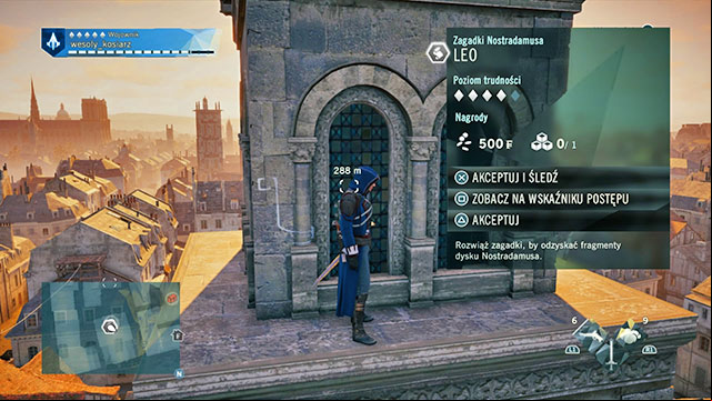 The symbol is on the roof of the church spire, in the Southern part of the district - Side quests | Hotel de Ville map in AC Unity - Hotel de Ville - Assassins Creed: Unity Game Guide & Walkthrough