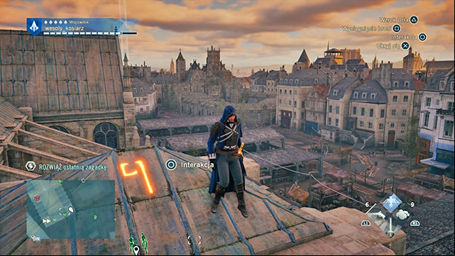 The final solution is on the spire of the St - Side quests | Hotel de Ville map in AC Unity - Hotel de Ville - Assassins Creed: Unity Game Guide & Walkthrough