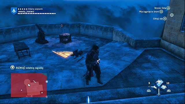 The third solution is atop the Eastern Observatory tower, on the floor - Side quests | Faubourg Saint-Germain map in AC Unity - Faubourg Saint-Germain - Assassins Creed: Unity Game Guide & Walkthrough