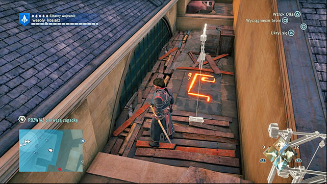 The first solution is in the Northern part of the Pantheon, on the roof, in the recess behind the facade - Side quests | Saint-Jacques map in AC Unity - Saint-Jacques - Assassins Creed: Unity Game Guide & Walkthrough