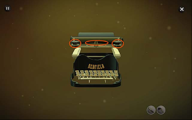 Try to take ribbon out of the typewriter - something is blocking it - Search Custs room - Chapter four - London - Agatha Christie: The ABC Murders - Game Guide and Walkthrough