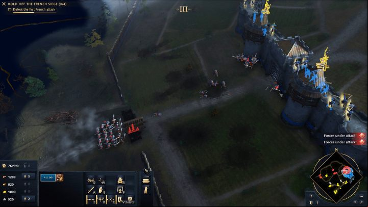 Once the mission begins, eliminate all enemy units - Age of Empires 4: The Siege of Dover (The Normans) - walkthrough - The Normans - Age of Empires 4 Guide