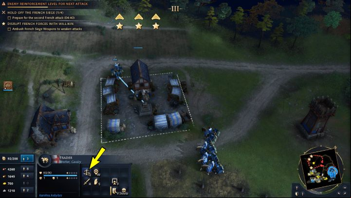 Traders will appear along with Willikin - Age of Empires 4: The Siege of Dover (The Normans) - walkthrough - The Normans - Age of Empires 4 Guide
