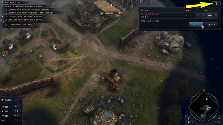 Once the attack is repelled, 2 new optional mission objectives will appear - Age of Empires 4: North to York (The Normans) - walkthrough - The Normans - Age of Empires 4 Guide