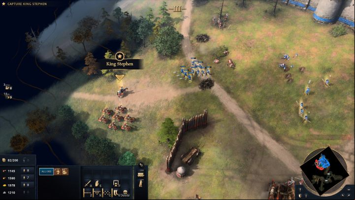 Finally, defeat the last enemy army and capture the king - Age of Empires 4: First Battle of Lincoln (The Normans) - walkthrough - The Normans - Age of Empires 4 Guide