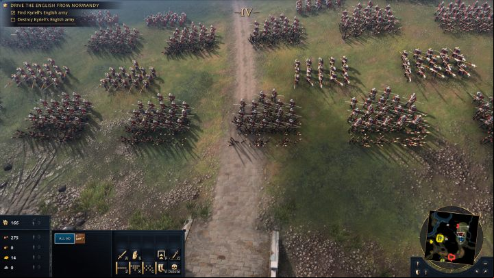 Position your army in front of the bridge and use cannons to destroy the enemy's palisades - Age of Empires 4: The Battle of Formigny (The Hundred Years War) - walkthrough - The Hundred Years War - Age of Empires 4 Guide