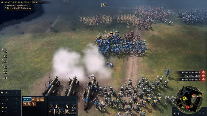 Allied squad from the north will your army - Age of Empires 4: The Battle of Formigny (The Hundred Years War) - walkthrough - The Hundred Years War - Age of Empires 4 Guide