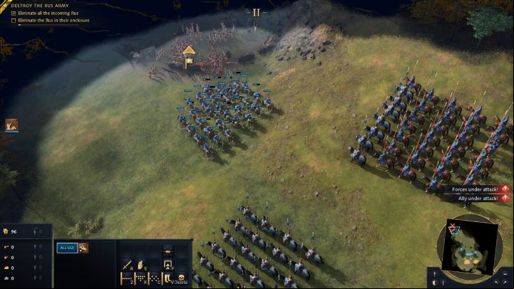 After eliminating all enemies head west to the enemy camp - Age of Empires 4: The Battle of Kalka River (The Mongol Empire) - walkthrough - The Mongol Empire - Age of Empires 4 Guide