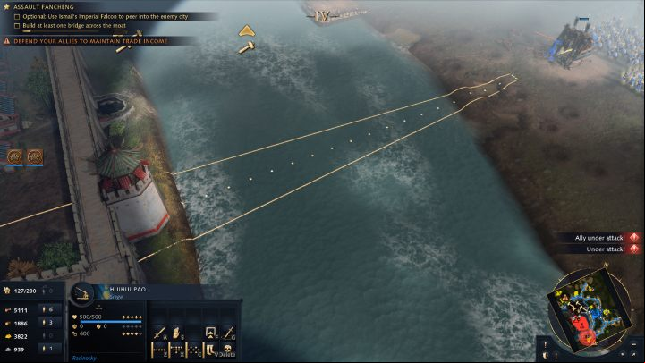 At this point, you should have already collected 1000 pieces of stone - Age of Empires 4: The Fall of Xiangyang (The Mongol Empire) - walkthrough - The Mongol Empire - Age of Empires 4 Guide