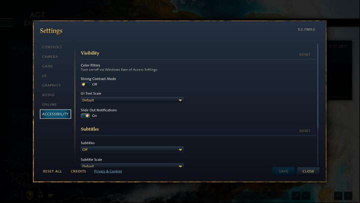 Here is a list of the accessibility options - Age of Empires 4: Accessibility - List - Appendix - Age of Empires 4 Guide