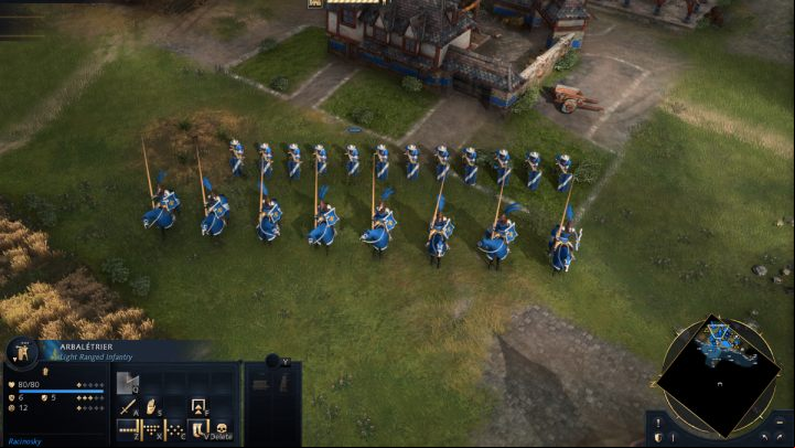 When moving into a new era, the French gain increasingly powerful abilities, including the Royal Knight cavalry unit, and gain a significant reduction in the cost of producing an army - Age of Empires 4: French Civilization - Civilizations - Age of Empires 4 Guide