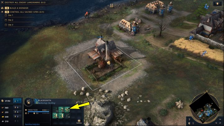 Battering rams are war engines which purpose is to destroy gates and walls - Age of Empires 4: Stone walls - how to destroy? - FAQ - Age of Empires 4 Guide