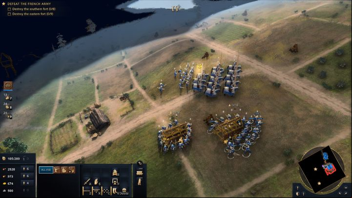 The final mission objective is to destroy 2 French army camps - Age of Empires 4: Second Battle of Lincoln (The Normans) - walkthrough - The Normans - Age of Empires 4 Guide