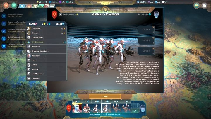 Most units can heal themselves by using melee attacks. - Assembly | Factions in Age of Wonders Planetfall - Factions - Age of Wonders Planetfall Guide