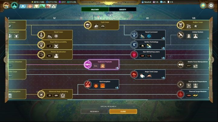 The number of received knowledge affects the duration of the research by reducing the time required. - Resources and their acquisition in Age of Wonders Planetfall - Gameplay mechanics - Age of Wonders Planetfall Guide