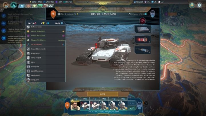 You can check a units type and role on its card. - Units roles, types, and tiers in Age of Wonders Planetfall - Army - Age of Wonders Planetfall Guide