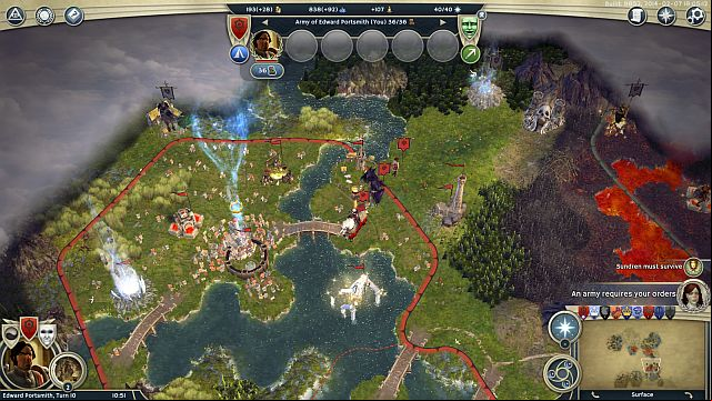 Sundren will bring considerable forces along. - Last Chance - walkthrough - Commonwealth Campaign - Age of Wonders III - Game Guide and Walkthrough