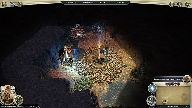 The Throne City of the beautiful Goblin lady. - Promised Lands - walkthrough - The Elven Court Campaign - Age of Wonders III - Game Guide and Walkthrough