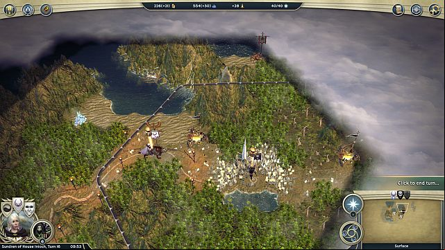 The place where you make the choice that defines further game. - The Sapphire Archipelago - walkthrough - The Elven Court Campaign - Age of Wonders III - Game Guide and Walkthrough
