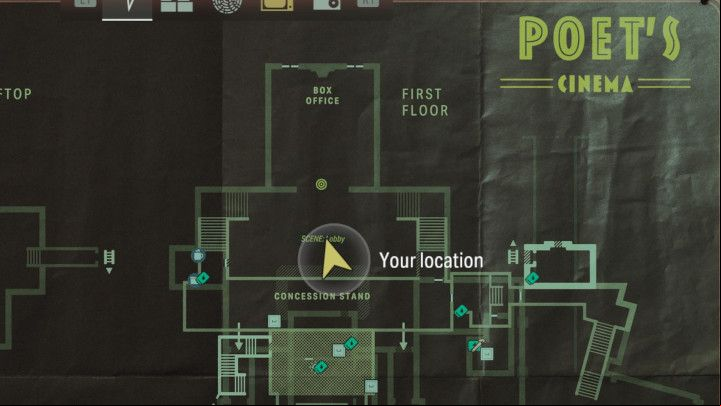 At the very end of the cinema sequence, you will find another Echo in the main hall - Alan Wake 2: All Echoes - Alan - Initiation - Alan Wake - Alan Wake 2 Guide
