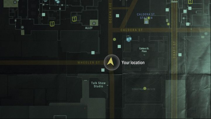 After picking up Alice's photos from the basement of the TV studio, go to the intersection of Wheeler St and Ocean Ave - Alan Wake 2: All Echoes - Alan - Initiation - Alan Wake - Alan Wake 2 Guide